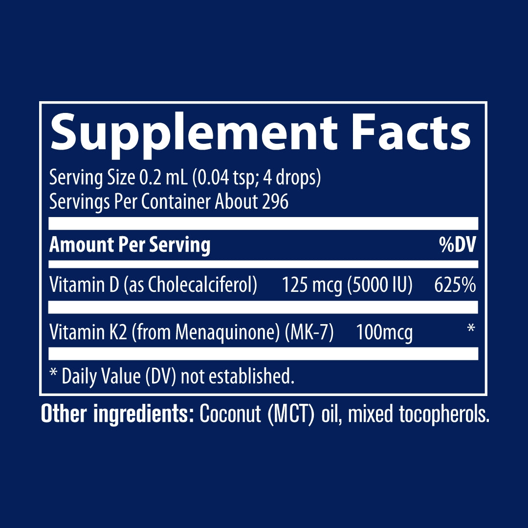 Ionic D3+K2 - Vitaina D3+K2 Ionica 58ml