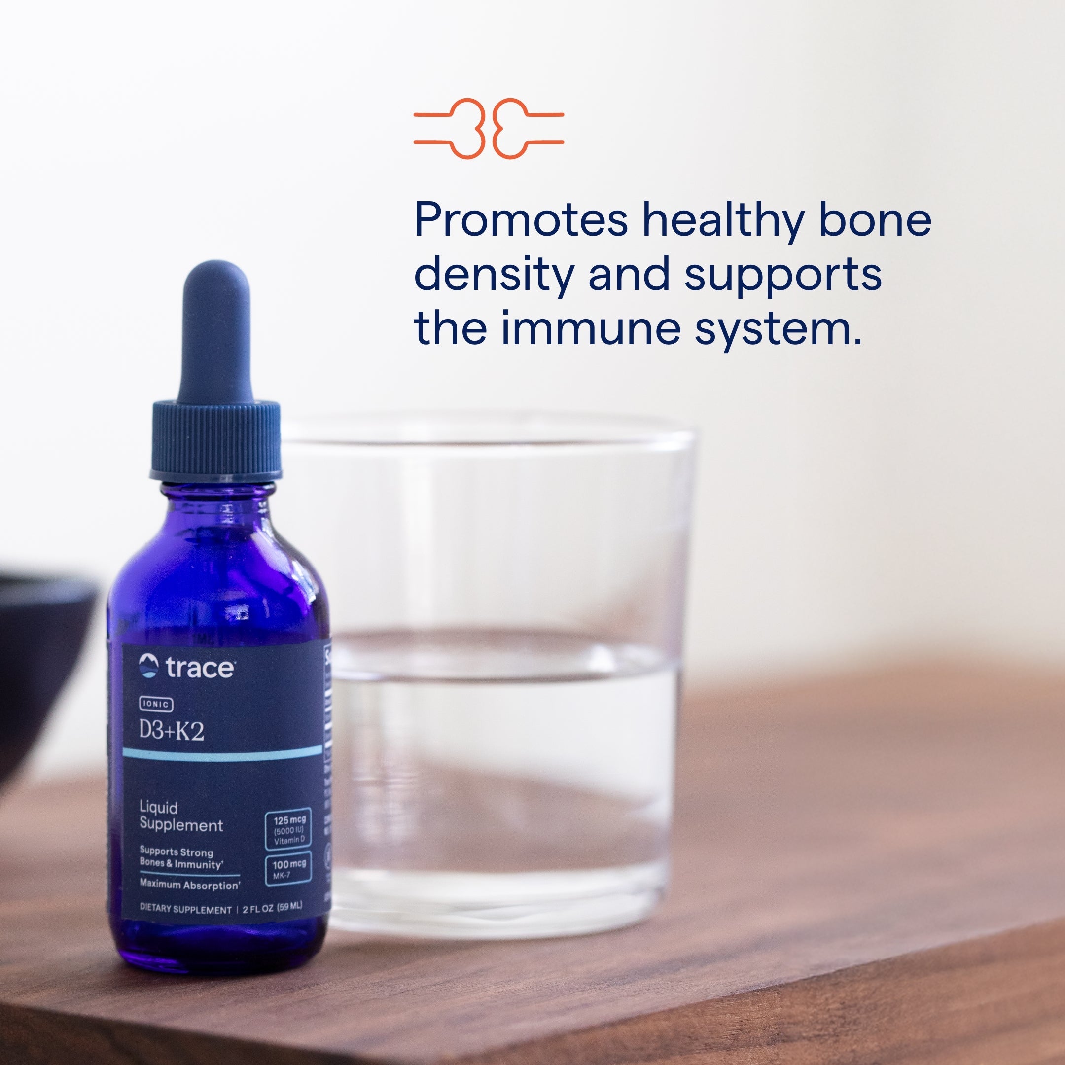 Ionic D3+K2 - Vitaina D3+K2 Ionica 58ml