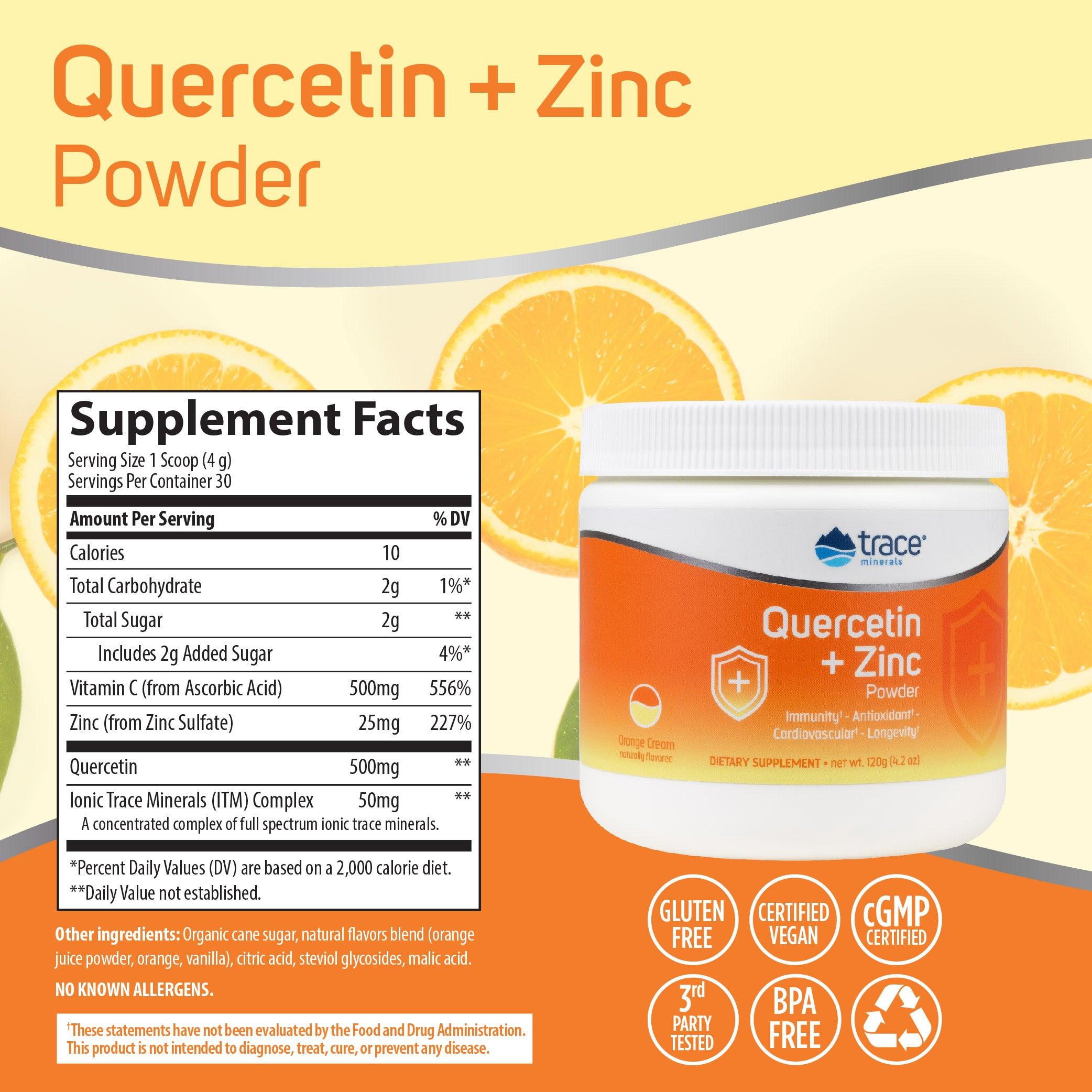 Quercetin + Zinc Pudra 120g